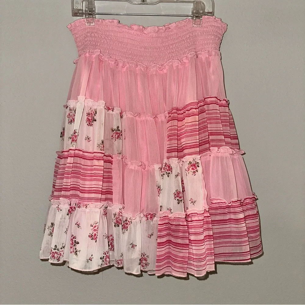 The Children’s Place skirt size 10 for a girl polyester fully lined with cotton